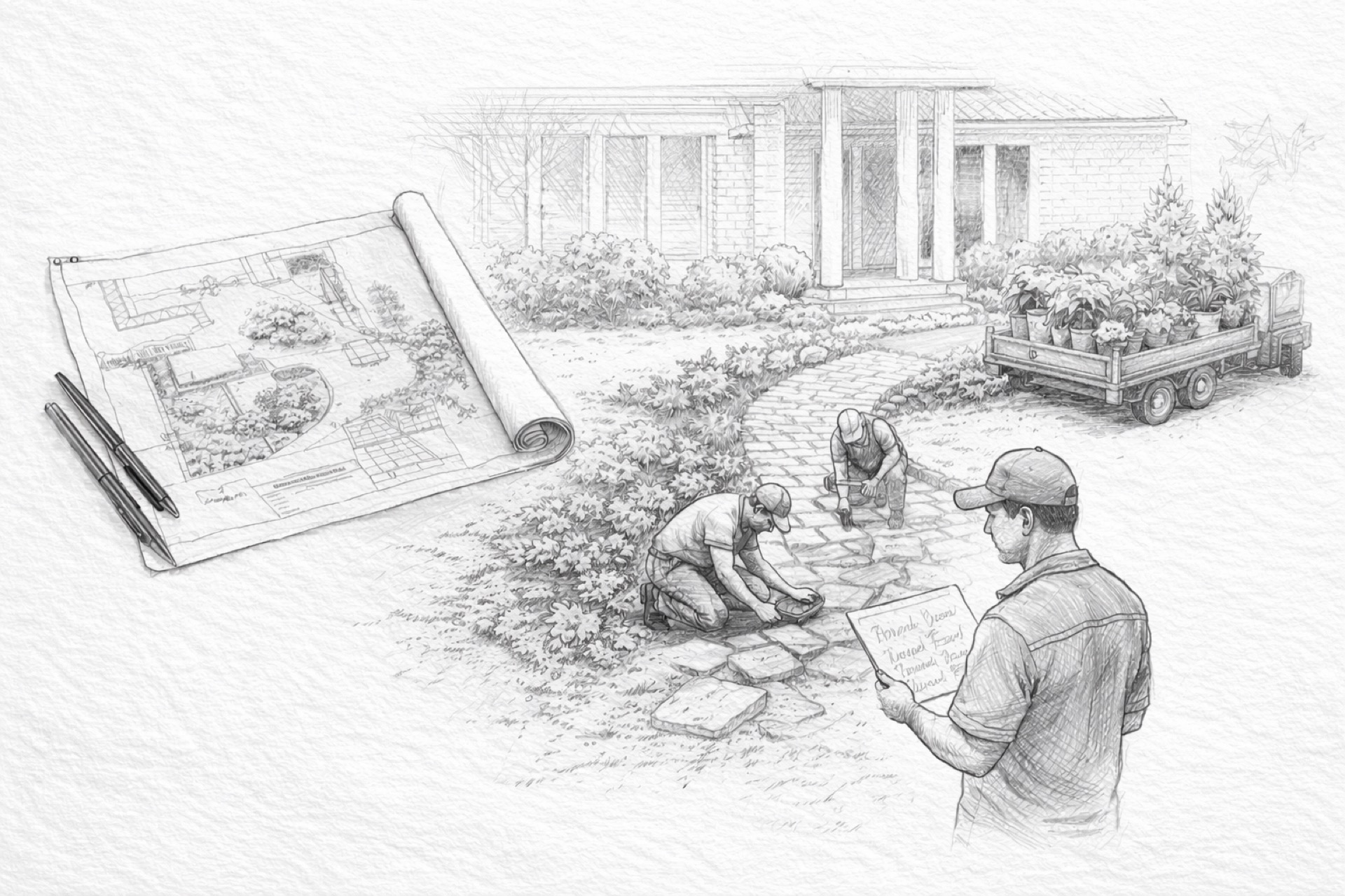 Design and install planning with on-site work